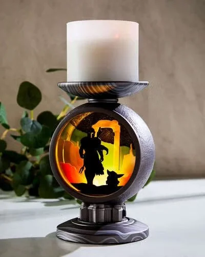 Star Wars & Bath and Bodyworks キャンドルホルダー New Bath and Body Works Star Wars The Mandalorian and Grogu
